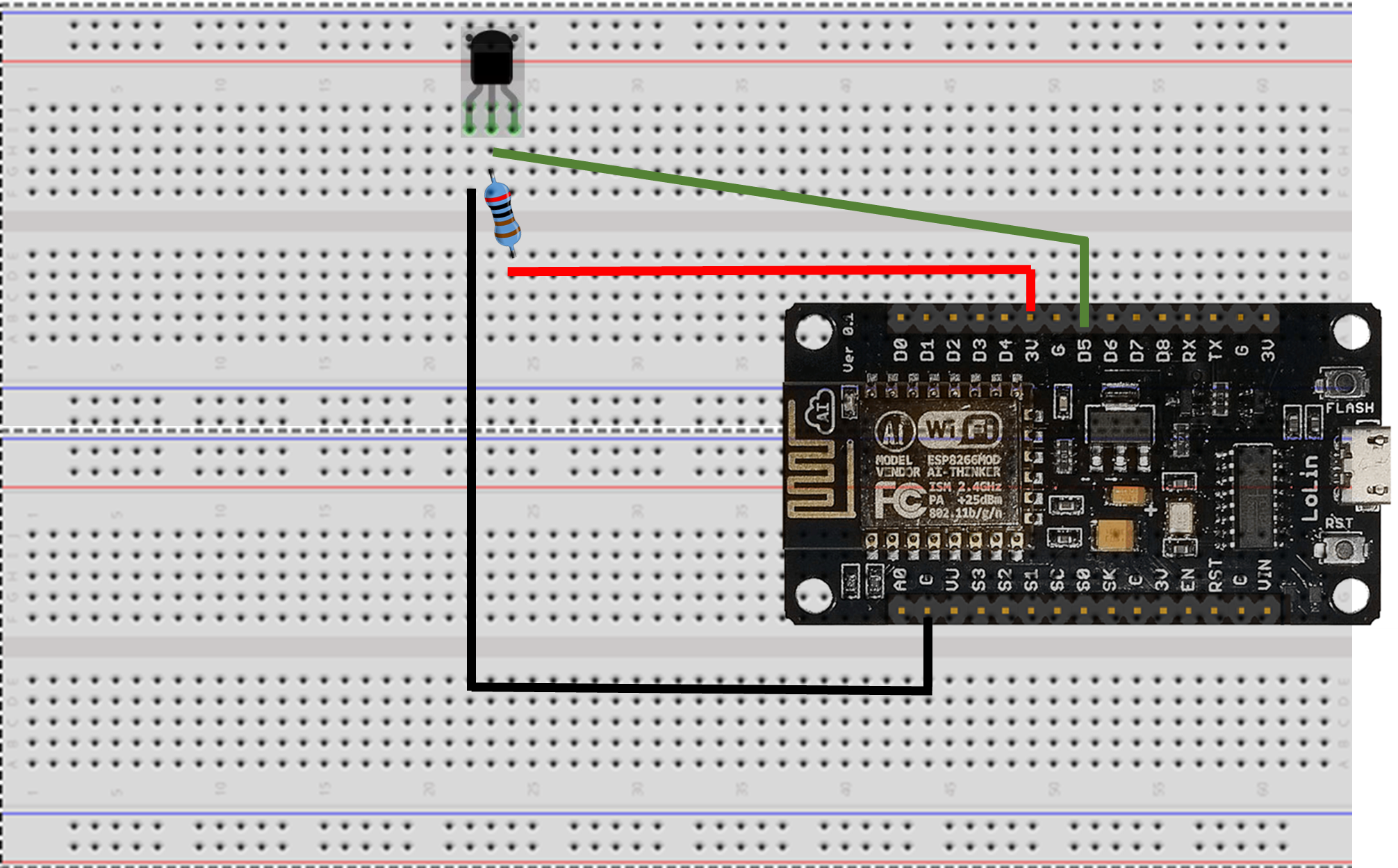 ESP8266 and DS18b20